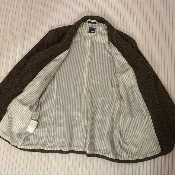 Vtg Liz Wear by Liz Claiborne Brown Tweed Jacket - Picture 3 of 9